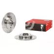 Jeu de 2 disques de frein arrière BREMBO 08.9512.75 - Visuel 2