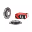 Jeu de 2 disques de frein arrière BREMBO 08.A029.1X - Visuel 2