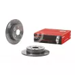 Jeu de 2 disques de frein arrière BREMBO 08.A429.1X - Visuel 2