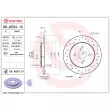 Jeu de 2 disques de frein arrière BREMBO 08.A534.1X - Visuel 1