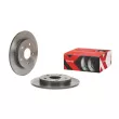 Jeu de 2 disques de frein arrière BREMBO 08.A534.2X - Visuel 2