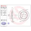 Jeu de 2 disques de frein arrière BREMBO 08.A534.3X - Visuel 1