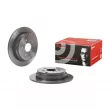 Jeu de 2 disques de frein arrière BREMBO 08.A871.1X - Visuel 2