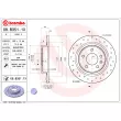 Jeu de 2 disques de frein arrière BREMBO 08.B351.1X - Visuel 1