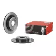 Jeu de 2 disques de frein arrière BREMBO 08.B351.1X - Visuel 2