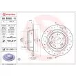 Jeu de 2 disques de frein arrière BREMBO 08.B360.1X - Visuel 1