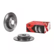 Jeu de 2 disques de frein arrière BREMBO 08.B601.1X - Visuel 2