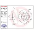 Jeu de 2 disques de frein arrière BREMBO 08.C208.1X - Visuel 1