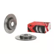 Jeu de 2 disques de frein arrière BREMBO 08.C208.1X - Visuel 2
