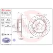 Jeu de 2 disques de frein arrière BREMBO 08.C247.1X - Visuel 1
