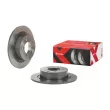 Jeu de 2 disques de frein arrière BREMBO 08.C247.1X - Visuel 2