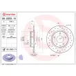 Jeu de 2 disques de frein arrière BREMBO 08.C653.1X - Visuel 1