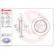 Jeu de 2 disques de frein arrière BREMBO 08.E534.11 - Visuel 1