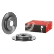 Jeu de 2 disques de frein arrière BREMBO 08.E534.11 - Visuel 2