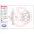 Jeu de 2 disques de frein arrière BREMBO 08.E535.11 - Visuel 1