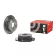 Jeu de 2 disques de frein arrière BREMBO 08.E566.11 - Visuel 2