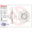 Jeu de 2 disques de frein avant BREMBO 09.9078.2X - Visuel 1