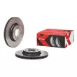 Jeu de 2 disques de frein avant BREMBO 09.9078.2X - Visuel 2