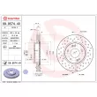Jeu de 2 disques de frein avant BREMBO 09.9574.4X - Visuel 1