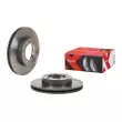 Jeu de 2 disques de frein avant BREMBO 09.B461.1X - Visuel 2