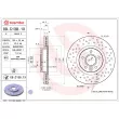 Jeu de 2 disques de frein avant BREMBO 09.C138.1X - Visuel 1