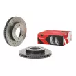 Jeu de 2 disques de frein avant BREMBO 09.C424.1X - Visuel 2