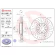 Jeu de 2 disques de frein avant BREMBO 09.C495.1X - Visuel 1