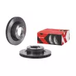 Jeu de 2 disques de frein avant BREMBO 09.C500.1X - Visuel 2