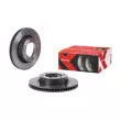 Jeu de 2 disques de frein avant BREMBO 09.D617.1X - Visuel 2