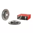 Jeu de 2 disques de frein arrière BREMBO 09.D767.21 - Visuel 2