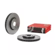 Jeu de 2 disques de frein avant BREMBO 09.D986.11 - Visuel 2