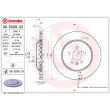 Jeu de 2 disques de frein arrière BREMBO 09.E028.23 - Visuel 1