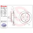 Jeu de 2 disques de frein arrière BREMBO 09.E525.11 - Visuel 1