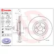 Jeu de 2 disques de frein avant BREMBO 09.E532.11 - Visuel 1