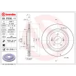 Jeu de 2 disques de frein arrière BREMBO 09.E536.11 - Visuel 1