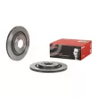 Jeu de 2 disques de frein arrière BREMBO 09.E536.11 - Visuel 2