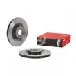 Jeu de 2 disques de frein arrière BREMBO 09.N409.11 - Visuel 2