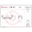 Jeu de supports d'étriers de freins BREMBO F BK 011 - Visuel 2
