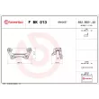 Jeu de supports d'étriers de freins BREMBO F BK 013 - Visuel 2