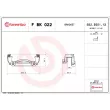 Jeu de supports d'étriers de freins BREMBO F BK 022 - Visuel 2