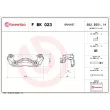 Jeu de supports d'étriers de freins BREMBO F BK 023 - Visuel 2