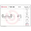 Jeu de supports d'étriers de freins BREMBO F BK 024 - Visuel 2