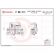 Étrier de frein BREMBO F BR 011 - Visuel 2