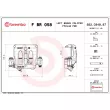 Étrier de frein BREMBO F BR 058 - Visuel 2
