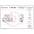 Étrier de frein BREMBO F BR 061 - Visuel 2