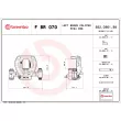 Étrier de frein BREMBO F BR 070 - Visuel 2