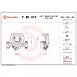Étrier de frein BREMBO F BR 072 - Visuel 2