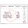 Étrier de frein BREMBO F BR 075 - Visuel 2