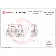 Étrier de frein BREMBO F BR 081 - Visuel 2