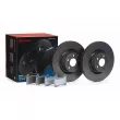 Kit de disques et plaquettes avant BREMBO KT 08 003 - Visuel 1